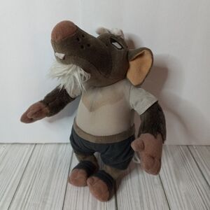 Mattel Teenage Mutant Ninja Turtles TMNT Mutant Mayhem Master Splinter Rat Plush